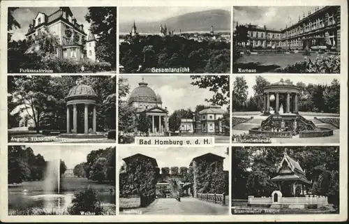 Bad Homburg Hoehe Bad Homburg Hoehe Sanatorium Kurhaus Elisabethenbrunnen Siamesischer Tempel Weiher Saalburg Augusta Viktoriabrunnen x / Bad Homburg v.d. Hoehe /Hochtaunuskreis LKR