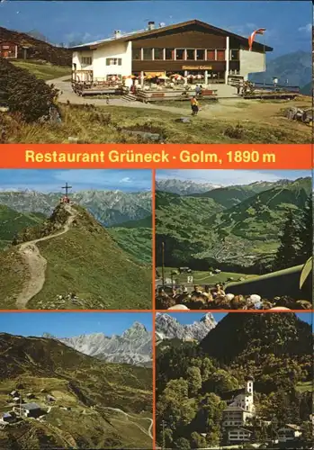 Tschagguns Vorarlberg Tschagguns Montafon Golm Restaurant Grueneck * / Tschagguns /Bludenz-Bregenzer Wald