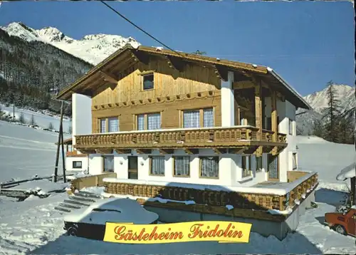 Soelden Soelden oetztal Tirol Gaesteheim Fridolin * / Soelden oetztal Tirol /Tiroler Oberland