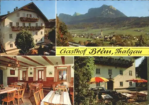 Thalgau Thalgau Salzburg Gasthof Braeu * / Thalgau /Salzburg und Umgebung