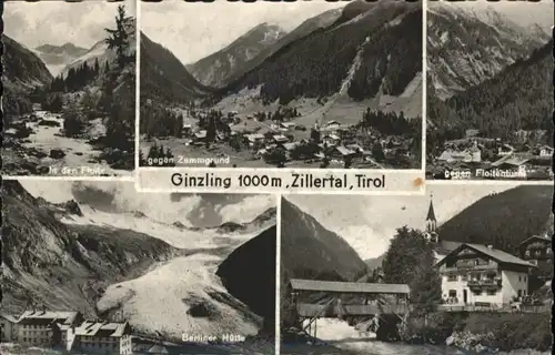 Ginzling Ginzling Zillertal Tirol Berliner Huette Zemmgrund x / Mayrhofen /Tiroler Unterland