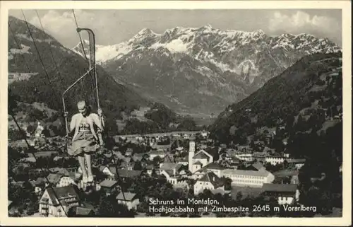 Schruns Vorarlberg Schruns Montafon Hochjochbahn Zimbaspitze Vorarlberg * / Schruns /Bludenz-Bregenzer Wald