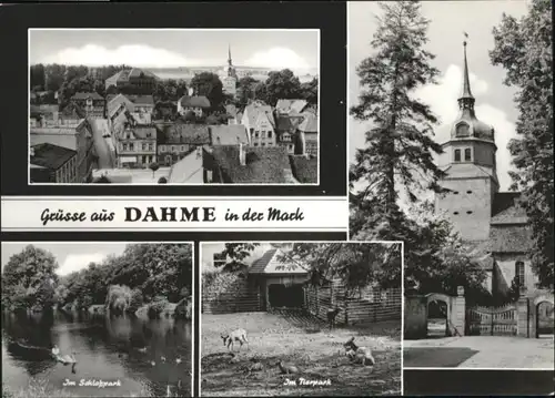 Dahme Mark Dahme Mark Schlosspark Tierpark * / Dahme Mark /Teltow-Flaeming LKR