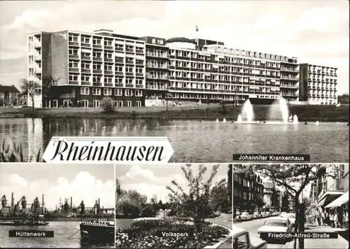Rheinhausen Rheinhausen Johanniter Krankenhaus Huettenwerk Volkspark Friedrich-Alfred-Strasse x / Oberhausen-Rheinhausen /Karlsruhe LKR