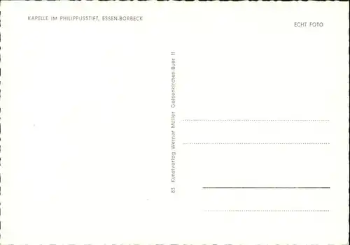 Borbeck Essen Borbeck Essen Kapelle Philippusstift * / Essen /Essen Stadtkreis