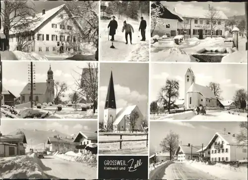 Grossweil Grossweil Gasthaus Loisach Gasthaus Stern Korbinianskirche Georgskirche Martinskirche Dorfstrasse * / Grossweil /Garmisch-Partenkirchen LKR