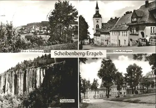 Scheibenberg Scheibenberg Kirchgasse Orgelpfeifen Markt x / Scheibenberg Erzgebirge /Erzgebirgskreis LKR