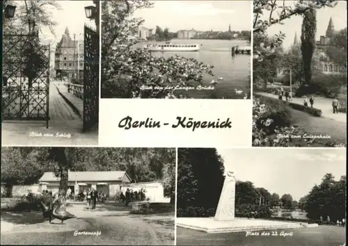 Berlin-Koepenick Berlin-Koepenick Schloss Schiff Luisenheim Gartencafe x / Berlin /Berlin Stadtkreis