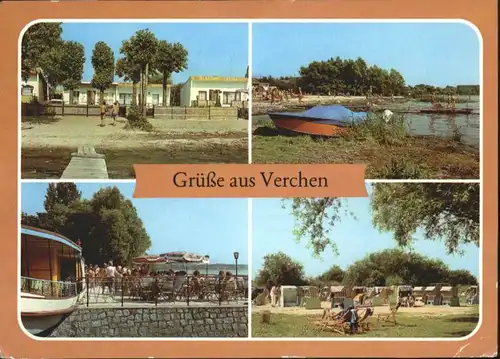 Verchen Verchen Schiffs Gaststaette Brandenburg Kummerower See x / Verchen /Demmin LKR