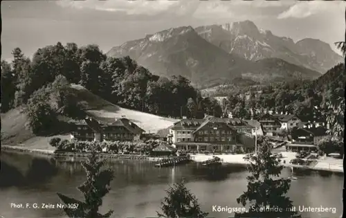 Koenigssee Koenigssee Untersberg x / Schoenau a.Koenigssee /Berchtesgadener Land LKR