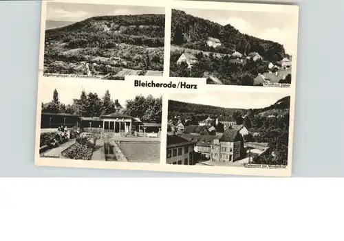 Bleicherode Bleicherode Harz Waldhaus Japan Schwimmbad  * / Bleicherode /Nordhausen LKR