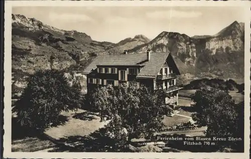 Filzbach Filzbach Ferienheim Blauen Kreuz Zuerich x / Filzbach /Bz. Glarus