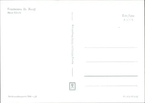 Friedensau Friedensau Schule * / Moeckern Burg /Jerichower Land LKR