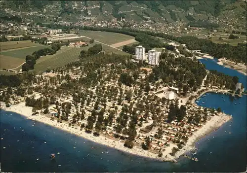 Tenero Tenero Fliegeraufnahme Campo Felice x / Tenero /Bz. Locarno