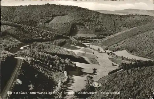 Bilstein Sauerland Bilstein Westfalen Wanderstrecke Altenhundem Veischedetal x / Lennestadt /Olpe LKR