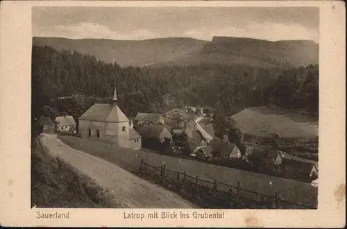 Latrop Sauerland Kirche Grubental *