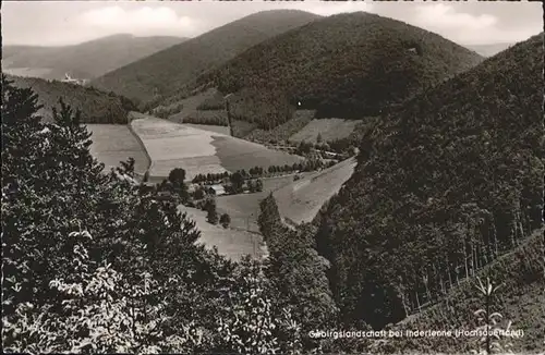 Oberkirchen Sauerland Gebirgslandschaft bei Inderlenne *