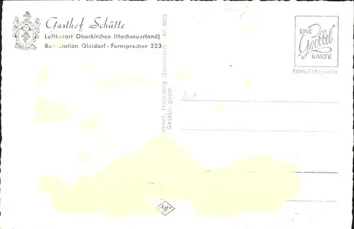 Oberkirchen Sauerland Gebirgslandschaft bei Inderlenne *