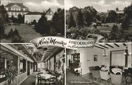 Fredeburg Schmallenberg Fredeburg Schmallenberg Sanatorium Haus Monika * / Schmallenberg /Hochsauerlandkreis LKR
