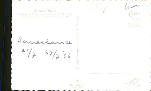 Jagdhaus Sauerland Gasthof Wiese Fliegeraufnahme  *