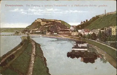 Ehrenbreitstein Festung Villenviertel *