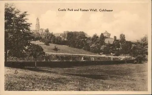 Colchester Castle Park Roman Wall *
