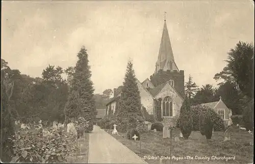 Stoke Poges St Giles Country Churchyard *