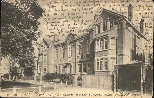 Clapham High School x