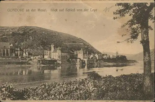 Gondorf Mosel Gondorf Mosel Schloss von der Leye * / Kobern-Gondorf /Mayen-Koblenz LKR