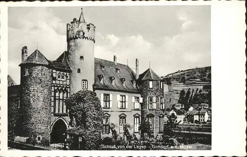 Gondorf Mosel Gondorf Schloss von der Leyen Mosel * / Kobern-Gondorf /Mayen-Koblenz LKR