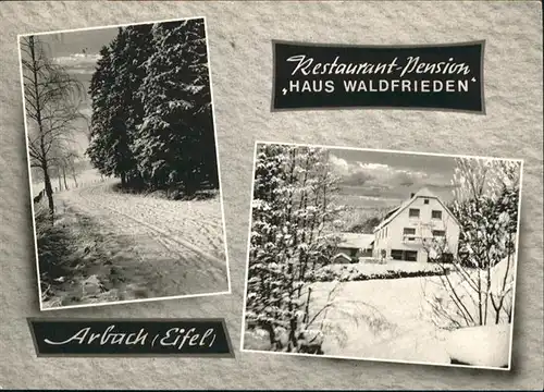 Arbach Restaurant Pension Haus Waldfrieden x