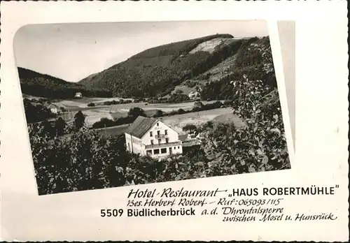Buedlicherbrueck Hotel Restaurant Haus Robertmuehle *