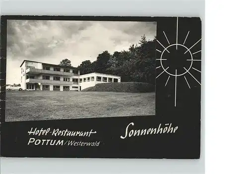 Pottum Westerwald Hotel Restaurant Sonnenhoehe *