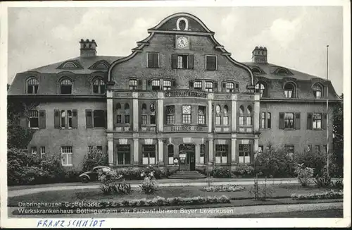 wb12922 Dabringhausen Grosseledder Dabringhausen Krankenhaus Boettingerheim Farbenfabrik Bayer Leverkusen x Kategorie. Wermelskirchen Alte Ansichtskarten