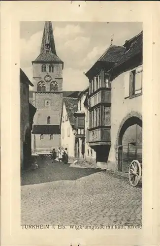 Tuerkheim Elsass Wigkramgasse Kirche * / Turckheim /Arrond. de Colmar