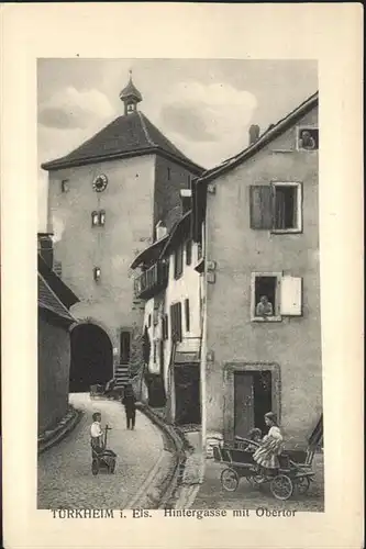 Tuerkheim Elsass Hintergasse Obertor * / Turckheim /Arrond. de Colmar