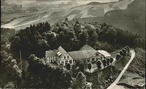 Eversberg Fliegeraufnahme Jahn Halle Burgruine x