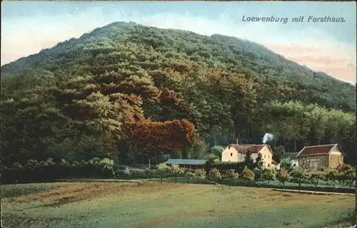 Loewenburg Siebengebirge Forsthaus *