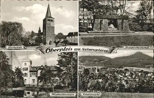 Oberpleis Kirchplatz Mathildenheim Kriegerdenkmal x