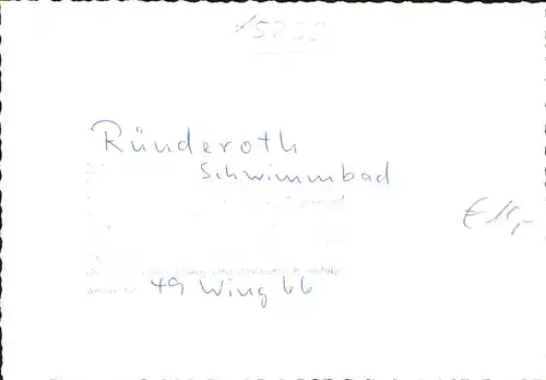 Ruenderoth Schwimmbad *