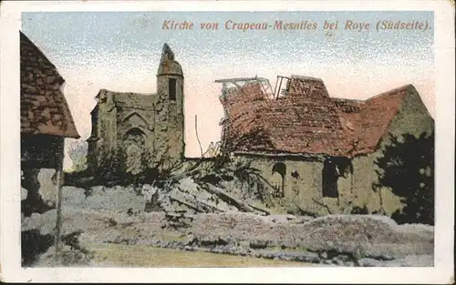 Roye Kirche Crapeau Mesniles *