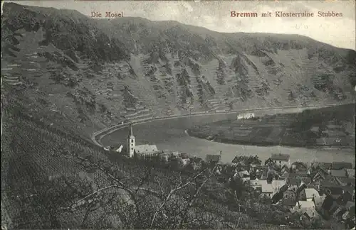 Bremm Mosel Klosterruine Stubben x / Bremm /Cochem-Zell LKR