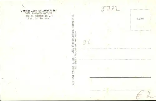 Kronenburg Dahlem Gasthof zur Kyllterrasse *