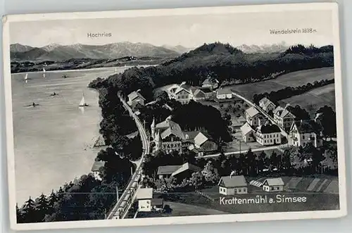 Krottenmuehl Krottenmuehl Kuenstlerkarte x 1939 / Soechtenau /Rosenheim LKR