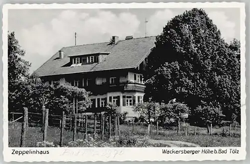 Wackersberg Bad Toelz Zeppelinhaus x 1936