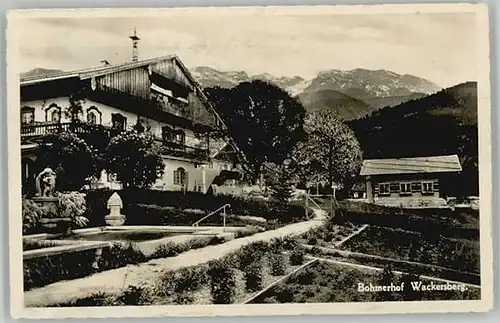 Wackersberg Bad Toelz Bohmerhof x 1937
