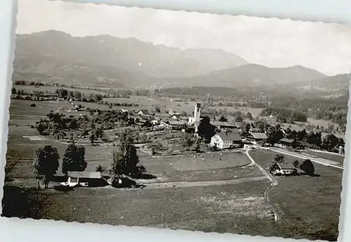 Wackersberg Bad Toelz Fliegeraufnahme o 1958