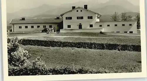 Irschenberg Irschenberg Rasthaus Autobahn ungelaufen ca. 1955 / Irschenberg /Miesbach LKR