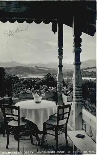 Hechenberg bei Bad Toelz Gasthof Zoehr x 1936