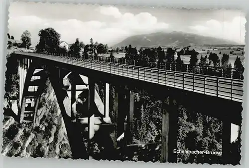 Bad Bayersoien Bad Bayersoien Echelsbacherbruecke ungelaufen ca. 1955 / Bad Bayersoien /Garmisch-Partenkirchen LKR